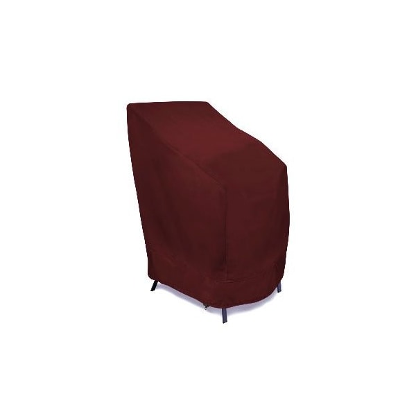 Eevelle MERIDIAN Series, Stacking Chair Cover - Burgundy, 28L x 47W x 36H MDCHRSTK_28W_36D_47H-BRG - main